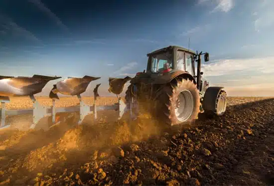 Tractor-Breaking-Up-Field