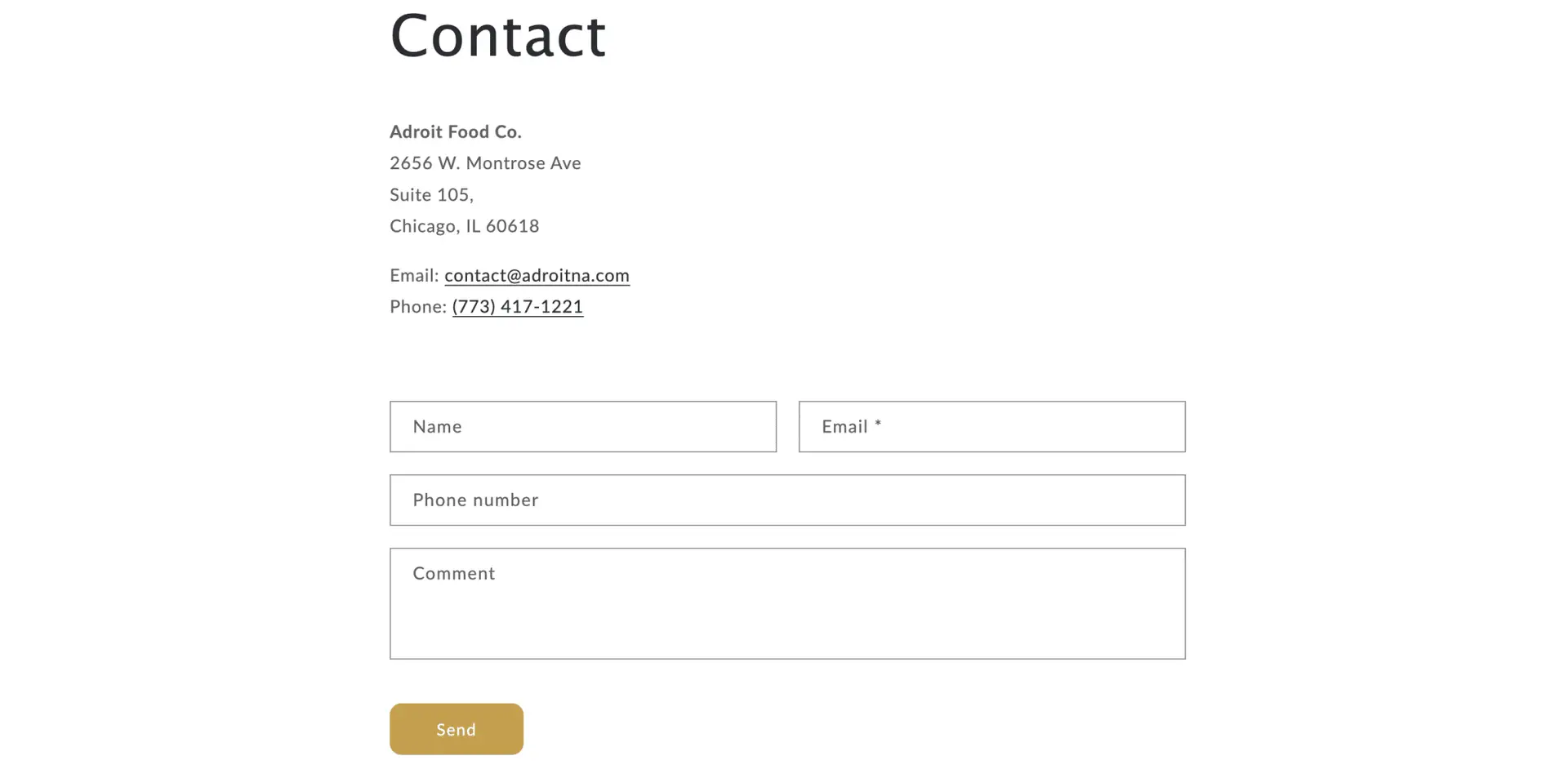 contact